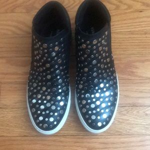 New York Kalvin Studded High Top Sneaker (Women)